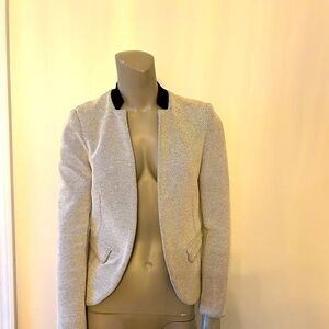 Chic Black and White Blazer